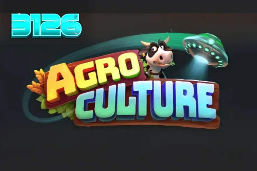 Tampilan visual slot AgroCulture dengan tema alien dan peternakan